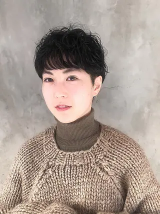 ショート パーマ helvetica hair所属・後藤 雅貴のヘアスタイル