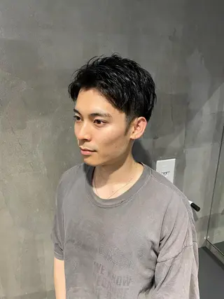 ショート メンズ Agu hair lore沼館店所属・八戸パーマ/メンズパ ーマ/シンゴ。のヘアスタイル