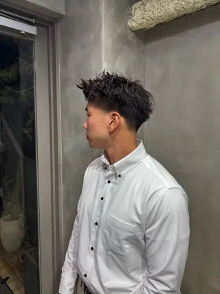 パーマ メンズ the path ユウヤのヘアスタイル