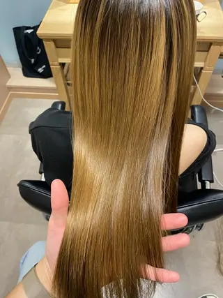 ロング GO TODAY  SHAiRE SALON 名古屋店所属・艶カラー/髪質改善/ 西　大喜(ひろき)のヘアスタイル