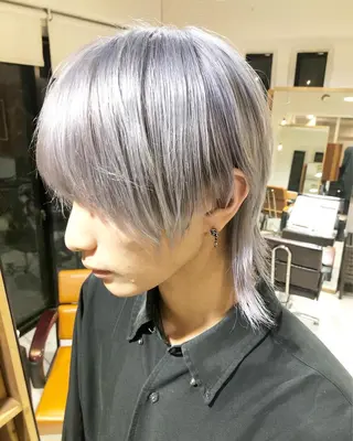 カラー ヘアアレンジ メンズ ainico+所属・メンズ特化✂️栗原 侑也のヘアスタイル