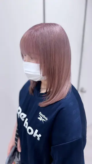 ミディアム カラー 🦋艶髪ハイトーン / Mio🦋のヘアスタイル