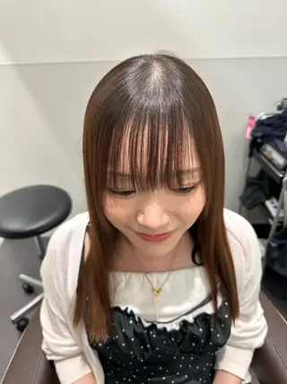 セミロング Wisteria所属・美髪特化✨ 伊織✨縮毛矯正✨のヘアスタイル