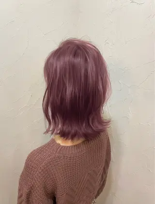 ミディアム カラー 高柳 麻美のヘアスタイル