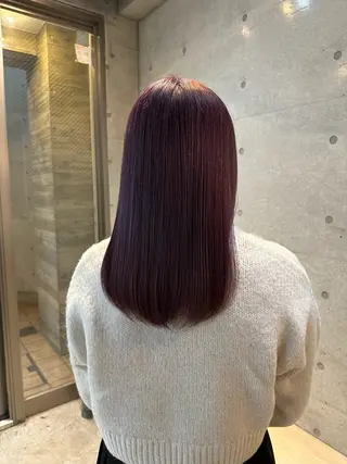 ロング カラー レイヤーカット/ パーマ/齋藤大貴のヘアスタイル