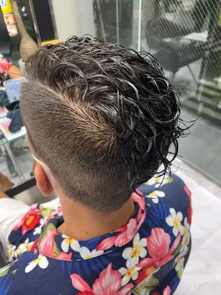 パーマ メンズ 🌴パーマオタク🌴 長谷川　諒佑🌈のヘアスタイル