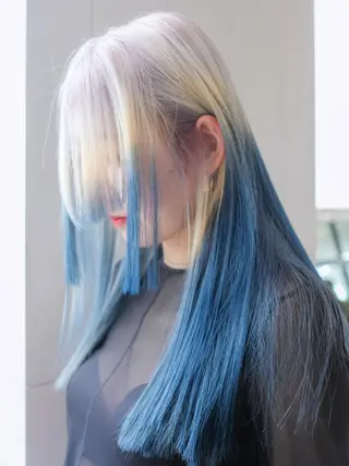 カラー セミロング ITbyALBUM 浦和店のヘアスタイル