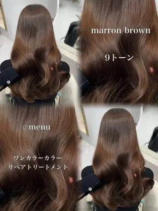 ロング カラー 名駅/大人韓国ヘア 艶カラー/Rihoのヘアスタイル