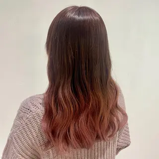ミディアム カラー ルプラボウ 神谷有音/艶髪のヘアスタイル