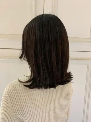 ミディアム 田中 未澪のヘアスタイル