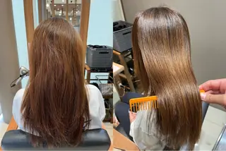 ロング パーマ ディレクター ノナカのヘアスタイル