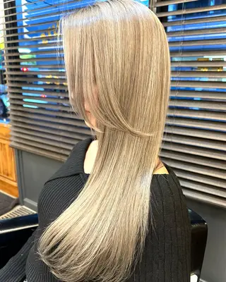 ロング カラー MEGU💓艶髪 レイヤー💓韓国風のヘアスタイル