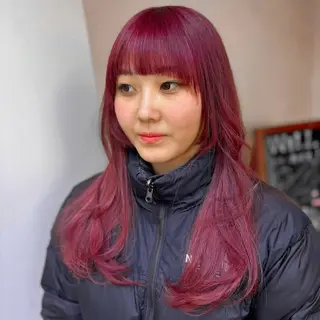 ロング 🌼韓国ヘア🌼 田中義也のヘアスタイル