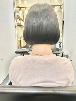 ショート カラー ショートボブ縮毛矯正 髪質改善のプロ山道潤のヘアスタイル