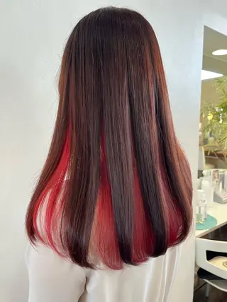 ロング 清水 悠矢のヘアスタイル