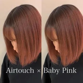 ミディアム 菅原リキヤ くびれレイヤーヘアのヘアスタイル