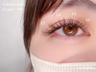 マツエク・マツパ LASHIQ南堀江 奥優美のマツエク・マツパデザイン