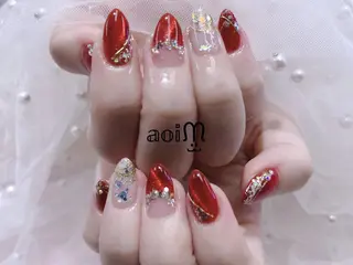 ネイル 葵うさぎ所属・葵うさぎ AIのネイルデザイン