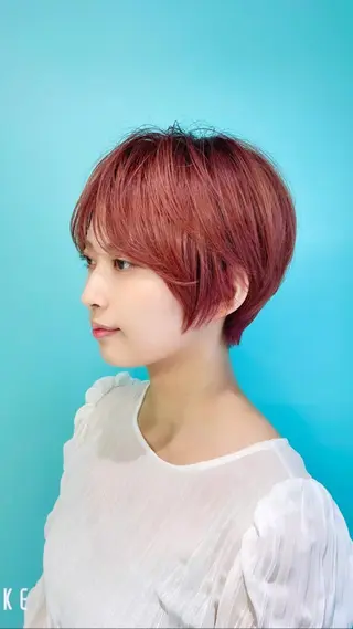 ショート ショート白髪染め無料 ／河瀬謙介のヘアスタイル