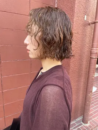 ショート カラー パーマ さの あやねのヘアスタイル