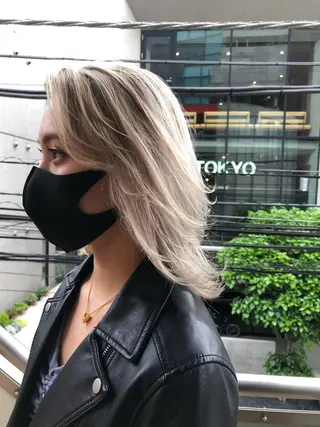 ミディアム カラー パーマ ヘアアレンジ メンズ 💎髪質改善特化💎 RUITOのヘアスタイル