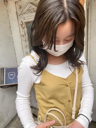 ミディアム カラー お任せヘア☘️☘️ 及川渚のヘアスタイル