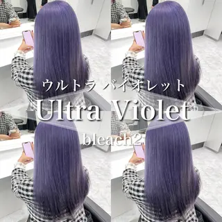 ロング カラー ［銀座］淡色 ラベンダー🫧大村のヘアスタイル