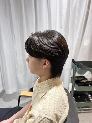 ミディアム パーマ メンズ メンズカットパーマ ✂️ JOYAのヘアスタイル