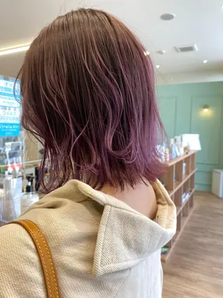 ショート カラー ボブとパーマの達人 /美容室難民の方是非のヘアスタイル