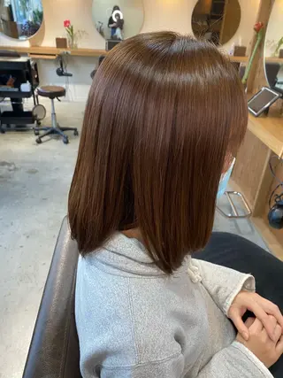 ミディアム 🫧縮毛矯正🫧ai hara🫧表参道のヘアスタイル