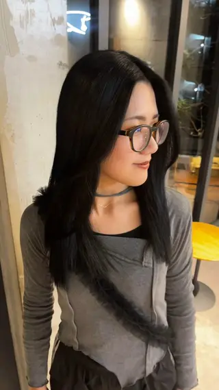 ミディアム カラー レイヤー/ボブカット kanohaのヘアスタイル