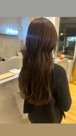 ロング ブリーチカラー∕ デザインカラー／ねねのヘアスタイル