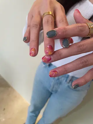 ネイル SALON VILLAGE AOYAMA 2nd.所属・NAKAMURA HARUKAのネイルデザイン