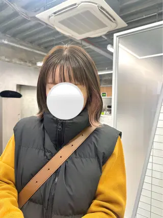 ミディアム カラー Sara newi 🎀透明感🎀のヘアスタイル