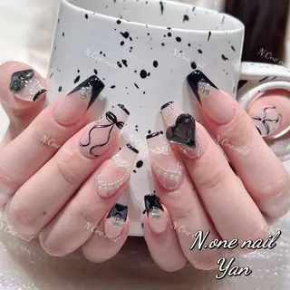 ネイル 長いだし/スカルプ/ パラシェルN.oneのネイルデザイン