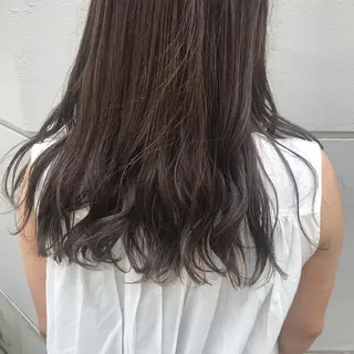 ロング カラー サナ🌱 切りっぱなしボブのヘアスタイル