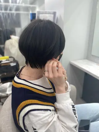 ショート 京都レイヤーカット/ 縮毛矯正/羽柴りくのヘアスタイル