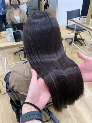 ロング カラー パーマ ヘアアレンジ メンズ キッズ ネイル マツエク・マツパ foi. フォワ所属・🇰🇷韓国トレンド ヘア🇰🇷高田のヘアスタイル