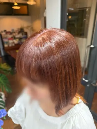 ミディアム カラー 須谷 由李のヘアスタイル