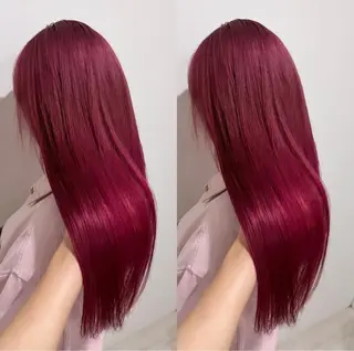 カラー なつき/派手髪カラー /艶髪カラーのヘアスタイル