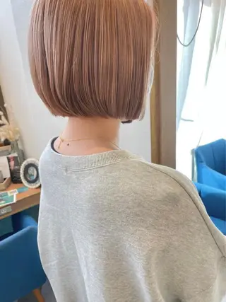 ショート レイヤー縮毛矯正 ささきすずね💗のヘアスタイル