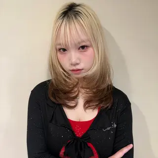 ロング 小柳 夏美のヘアスタイル