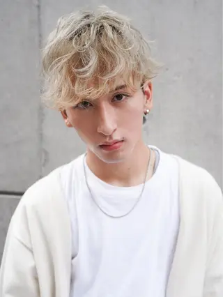 ショート カラー Masena(マセナ)所属・表参道メンズヘア ✂︎Masena✂︎のヘアスタイル