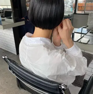 ショート カラー ヘアアレンジ stylist/蛯谷 珠里のヘアスタイル