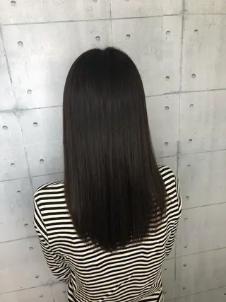 ロング カラー 金沢 広美のヘアスタイル
