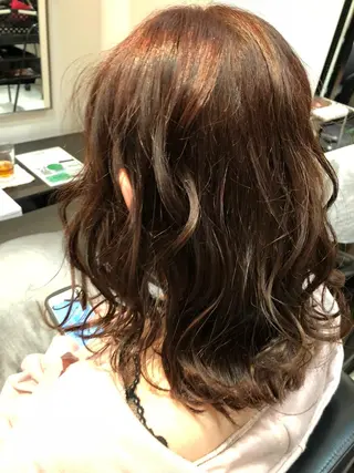 セミロング カラー adept北千住店所属・✨髪質改善＆ボブ✨ 近藤 凌のヘアスタイル