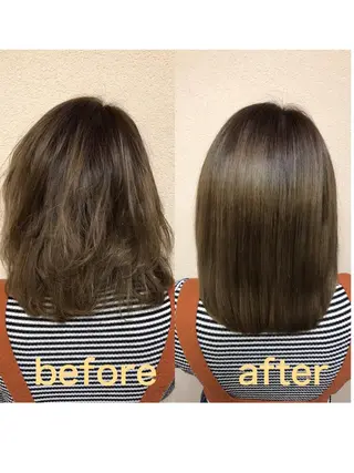 ミディアム Arly所属・MARU🎀髪質改善 ×コテ巻き風パーマのヘアスタイル