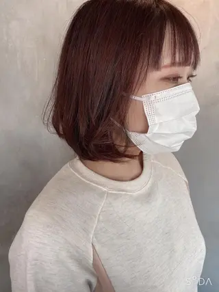 ショート カラー ヘアアレンジ stylist/蛯谷 珠里のヘアスタイル