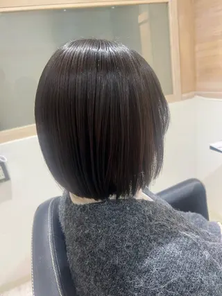 ショート 🥣🫧‪艶カラー 🦋アカマ ミユ🦋のヘアスタイル