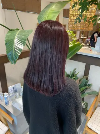 ロング 富田 紗世のヘアスタイル